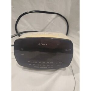 SONY DREAM MACHINE Clock Radio ICF-C111 White WORKS Vintage